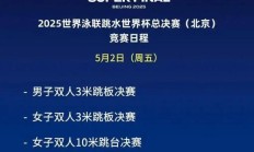 世俱杯注册网站:全红婵2025北京跳水世界杯总决赛赛程时间 女子10米跳台比赛时间